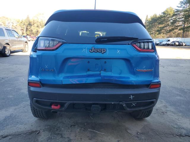 1C4PJMBX8MD108278 - 2021 JEEP CHEROKEE TRAILHAWK BLUE photo 6
