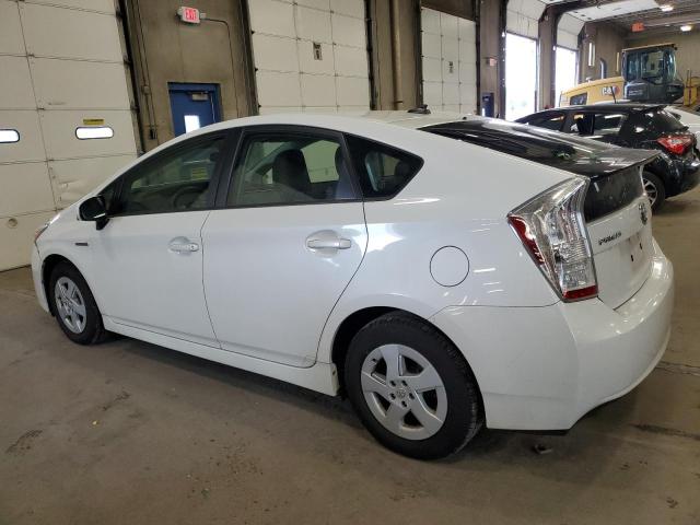 JTDKN3DUXA0107261 - 2010 TOYOTA PRIUS WHITE photo 2
