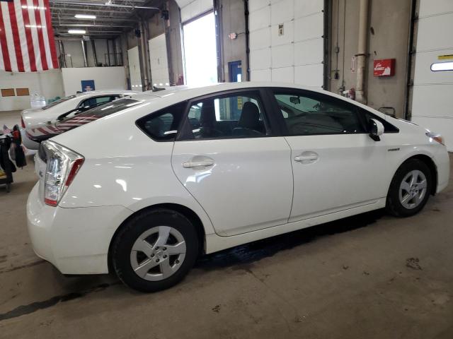 JTDKN3DUXA0107261 - 2010 TOYOTA PRIUS WHITE photo 3