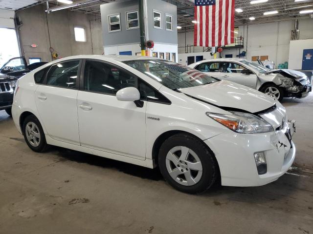 JTDKN3DUXA0107261 - 2010 TOYOTA PRIUS WHITE photo 4