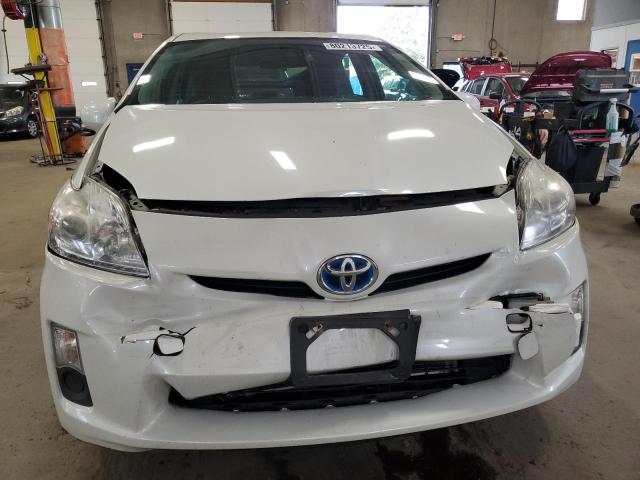 JTDKN3DUXA0107261 - 2010 TOYOTA PRIUS WHITE photo 5