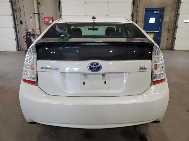 JTDKN3DUXA0107261 - 2010 TOYOTA PRIUS WHITE photo 6
