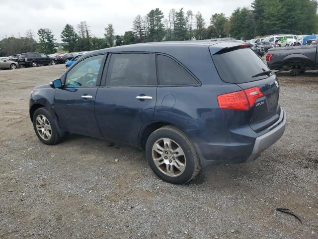 2HNYD28609H528085 - 2009 ACURA MDX TECHNOLOGY Bleu photo 2