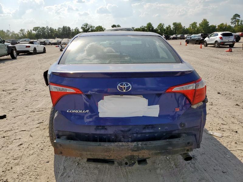 5YFBURHE3GP568275 - 2016 TOYOTA COROLLA L ლურჯი ფოტო 6