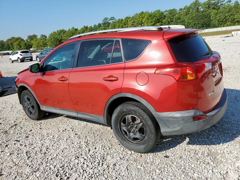 2T3ZFREV7FW153526 - 2015 TOYOTA RAV4 LE RED photo 2