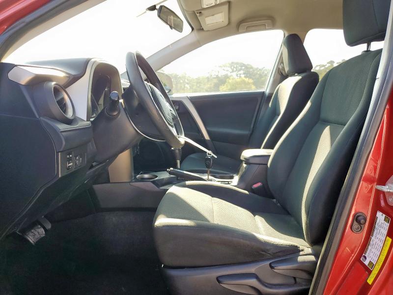 2T3ZFREV7FW153526 - 2015 TOYOTA RAV4 LE RED photo 7