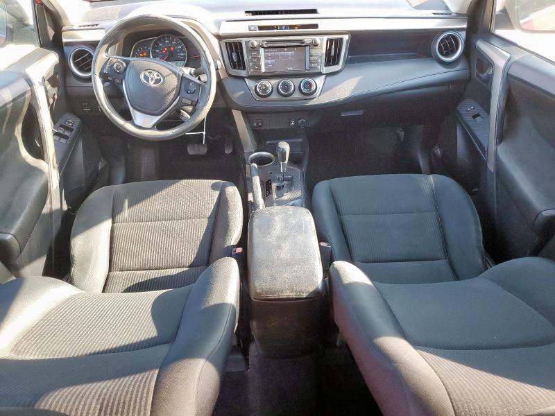 2T3ZFREV7FW153526 - 2015 TOYOTA RAV4 LE RED photo 8