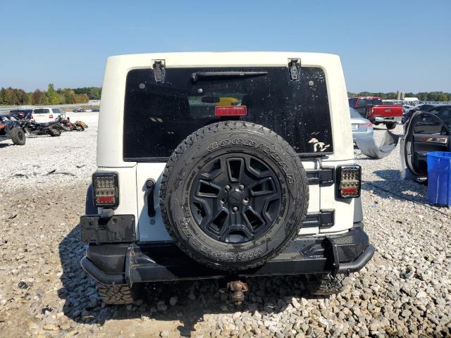 1C4BJWEG6DL602341 - 2013 JEEP WRANGLER U SAHARA WHITE photo 6