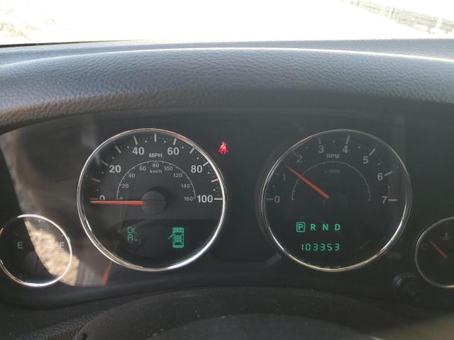 1C4BJWEG6DL602341 - 2013 JEEP WRANGLER U SAHARA WHITE photo 9