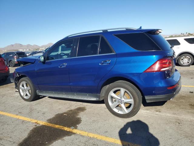 4JGDA5HB7HA833944 - 2017 MERCEDES-BENZ GLE 350 4MATIC BLUE photo 2