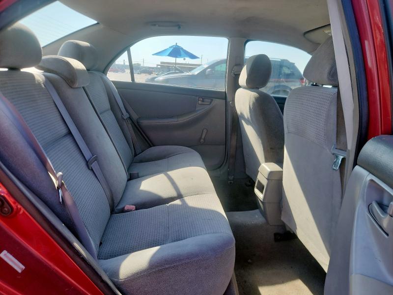 1NXBR32E87Z837098 - 2007 TOYOTA COROLLA CE მუქწითელი ფოტო 10