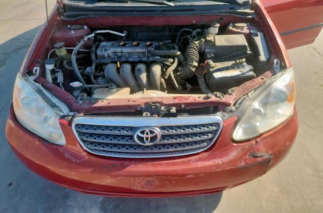 1NXBR32E87Z837098 - 2007 TOYOTA COROLLA CE მუქწითელი ფოტო 11