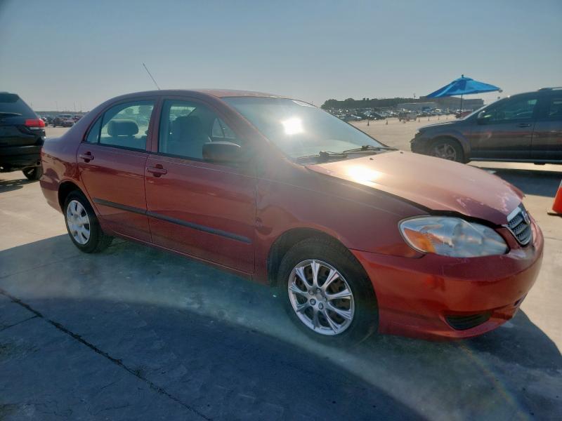 1NXBR32E87Z837098 - 2007 TOYOTA COROLLA CE მუქწითელი ფოტო 4