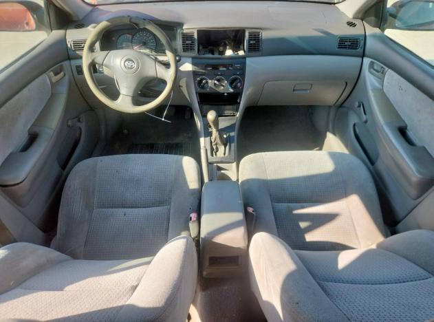 1NXBR32E87Z837098 - 2007 TOYOTA COROLLA CE მუქწითელი ფოტო 8