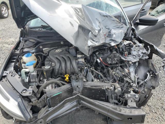 3VW2K7AJ9DM275031 - 2013 VOLKSWAGEN JETTA BASE GRAY photo 11