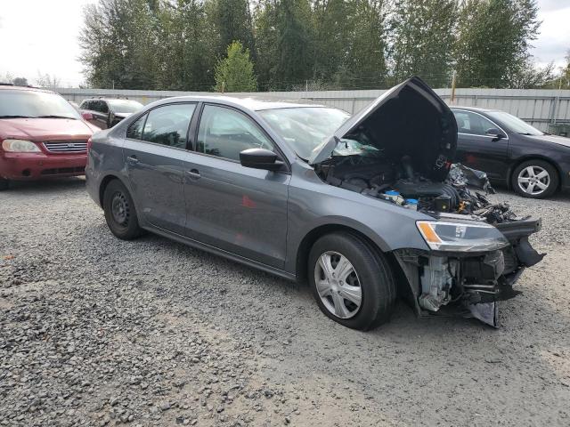 3VW2K7AJ9DM275031 - 2013 VOLKSWAGEN JETTA BASE GRAY photo 4