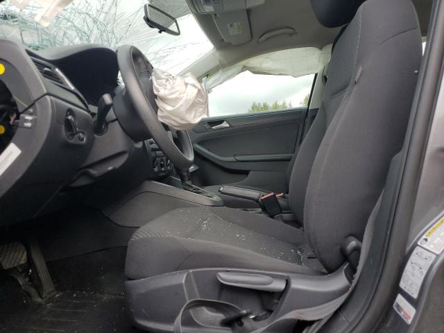 3VW2K7AJ9DM275031 - 2013 VOLKSWAGEN JETTA BASE GRAY photo 7