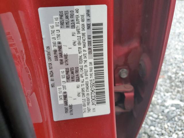 JM1DKDD70H0158215 - 2017 MAZDA CX-3 GRAND TOURING RED photo 13