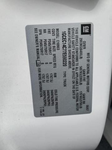 1GCEC14C77E590220 - 2007 CHEVROLET SILVERADO C1500 白色 照片 12