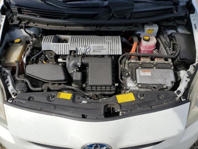 JTDKN3DU7B1390679 - 2011 TOYOTA PRIUS WHITE photo 11
