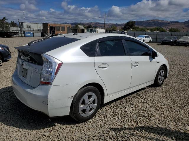 JTDKN3DU7B1390679 - 2011 TOYOTA PRIUS WHITE photo 3