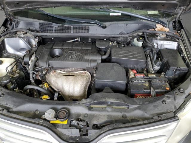 4T3BA3BB3AU011285 - 2010 TOYOTA VENZA GRAY photo 11
