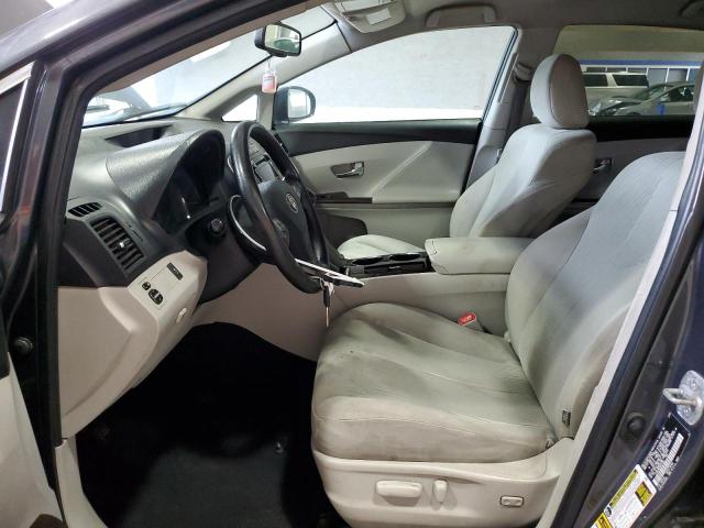 4T3BA3BB3AU011285 - 2010 TOYOTA VENZA GRAY photo 7