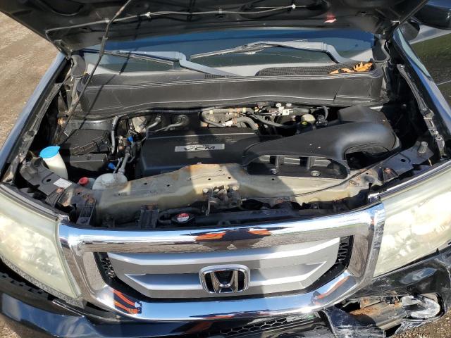 5FNYF48579B034024 - 2009 HONDA PILOT EXL BLACK photo 12