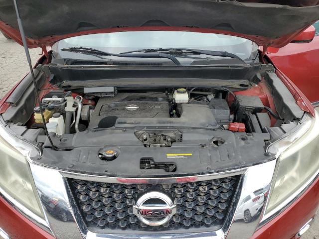 5N1AR2MNXEC704753 - 2014 NISSAN PATHFINDER S Czerwony zdjęcie 12