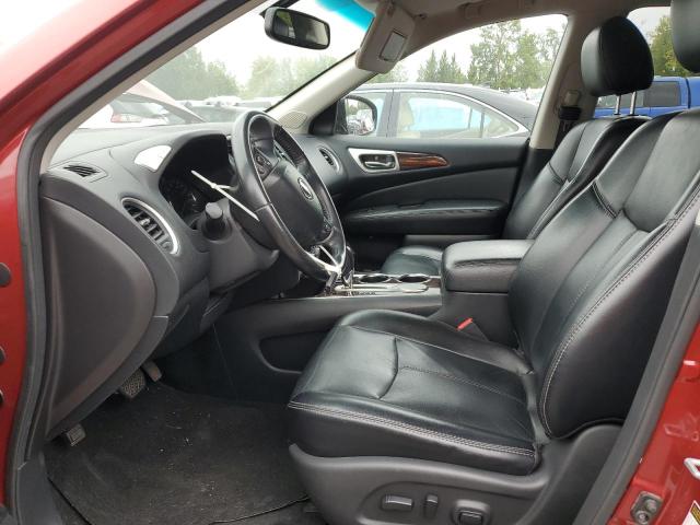 5N1AR2MNXEC704753 - 2014 NISSAN PATHFINDER S Czerwony zdjęcie 7