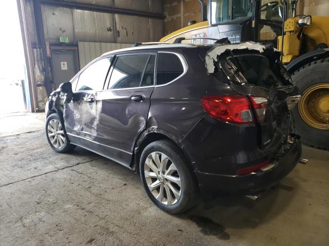 LRBFXESX2HD240800 - 2017 BUICK ENVISION PREMIUM GRAY photo 2