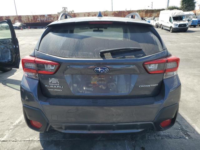 JF2GTAPC8N8205748 - 2022 SUBARU CROSSTREK PREMIUM GRAY photo 6