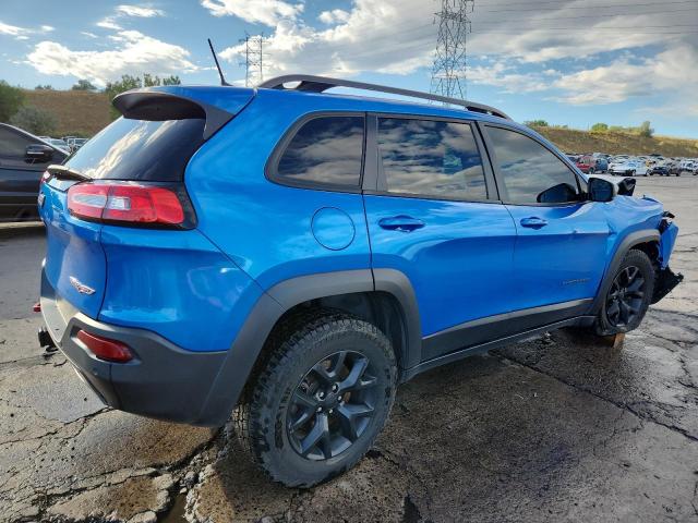 1C4PJMBX5JD562306 - 2018 JEEP CHEROKEE TRAILHAWK BLUE photo 3