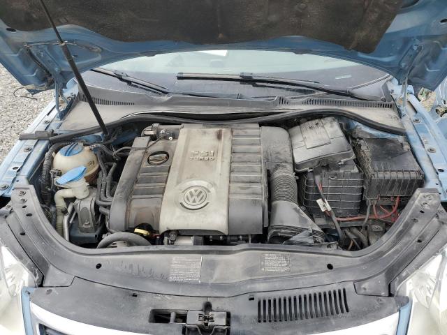 WVWFA71F88V012897 - 2008 VOLKSWAGEN EOS LUX BLUE photo 11