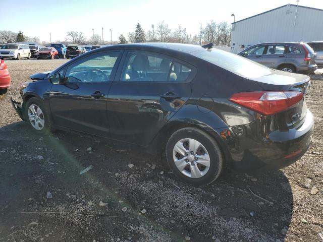 KNAFK4A62F5437134 - 2015 KIA FORTE LX BLACK photo 2