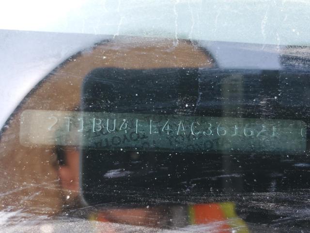 2T1BU4EE4AC361621 - 2010 TOYOTA COROLLA BASE Gümüş foto 12