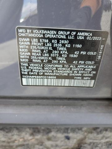 1V2VMPE86PC018656 - 2023 VOLKSWAGEN ID.4 PRO S Gri fotoğraf 13