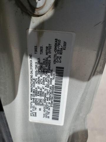 5TEWN72N11Z855269 - 2001 TOYOTA TACOMA XTRACAB 银色 照片 12