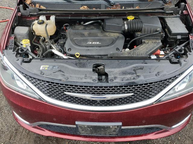 2C4RC1EG1HR804271 - 2017 CHRYSLER PACIFICA TOURING L PLUS RED photo 12