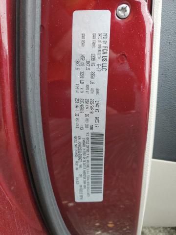 2C4RC1EG1HR804271 - 2017 CHRYSLER PACIFICA TOURING L PLUS RED photo 13