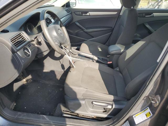 1VWAP7A37DC001231 - 2013 VOLKSWAGEN PASSAT S Gris foto 7