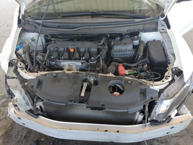 19XFB2F83DE015845 - 2013 HONDA CIVIC EX WHITE photo 11