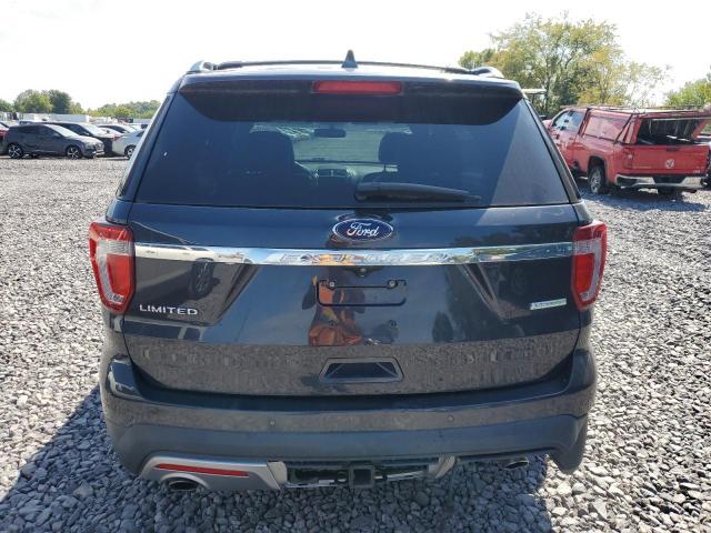 1FM5K7FH1HGC83707 - 2017 FORD EXPLORER LIMITED შავი ფოტო 6