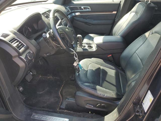 1FM5K7FH1HGC83707 - 2017 FORD EXPLORER LIMITED შავი ფოტო 7