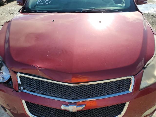 1GNLRGED7AJ210850 - 2010 CHEVROLET TRAVERSE LT BURGUNDY photo 12