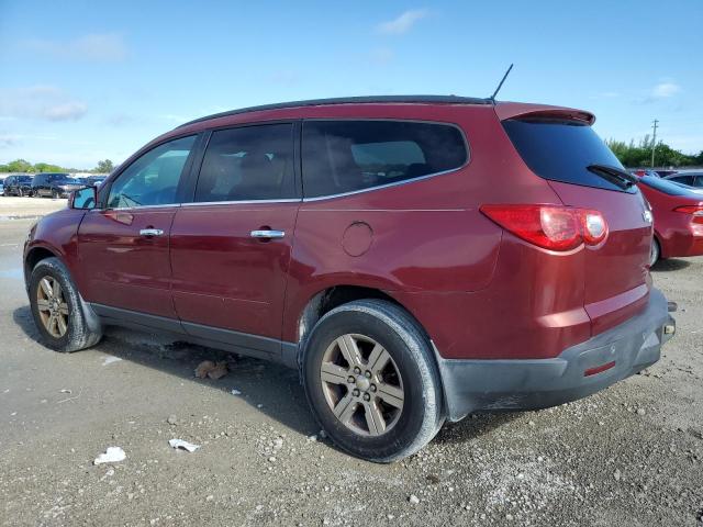 1GNLRGED7AJ210850 - 2010 CHEVROLET TRAVERSE LT BURGUNDY photo 2