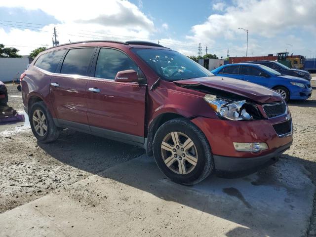 1GNLRGED7AJ210850 - 2010 CHEVROLET TRAVERSE LT BURGUNDY photo 4