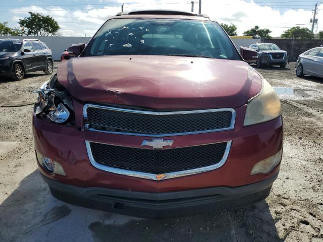 1GNLRGED7AJ210850 - 2010 CHEVROLET TRAVERSE LT BURGUNDY photo 5