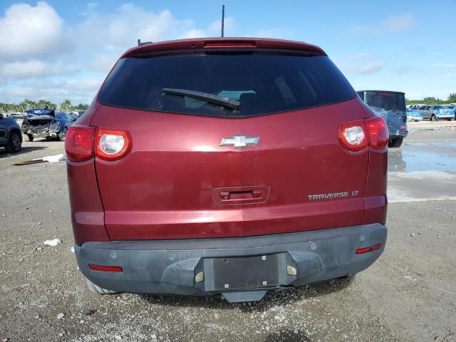 1GNLRGED7AJ210850 - 2010 CHEVROLET TRAVERSE LT BURGUNDY photo 6