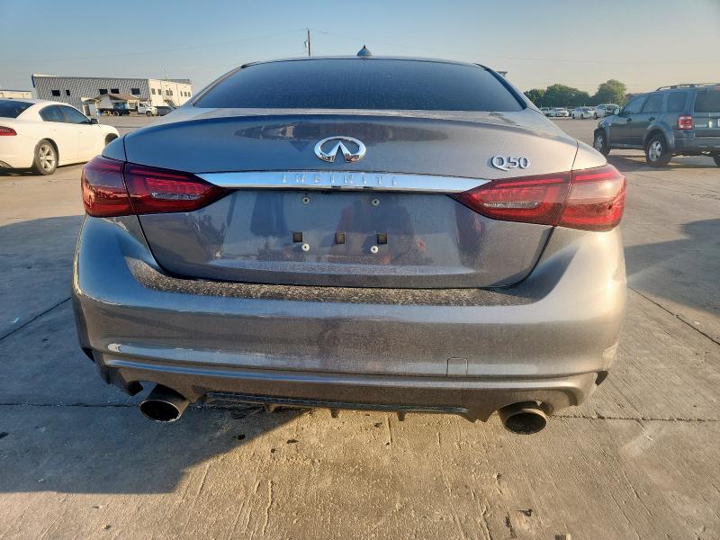 JN1EV7AP7JM592344 - 2018 INFINITI Q50 LUXE GRAY photo 6